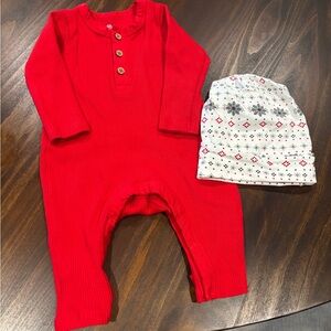 Honest company baby holiday outfit